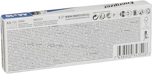 Thumbnail 1 de Energizer Max Ultimate Lithium Pilas AAA 10 unidades 🔋