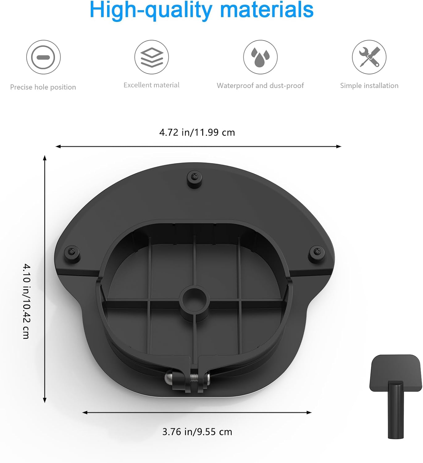 Thumbnail 5 de TIUIHU Kamera Regenschutz für Ring Floodlight Cam Wired Pro – zuverlässiger Schutz vor Wetterextremen