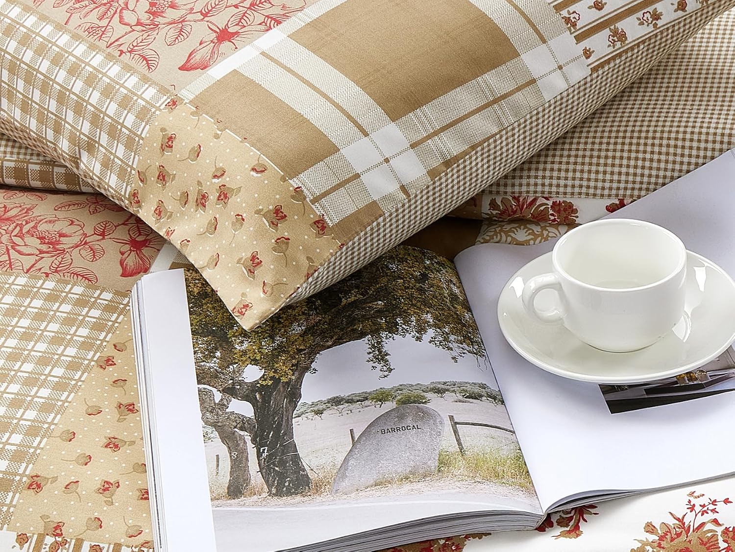 Thumbnail 6 de Prime Linens Duvet Cover Set, 4 Pcs, Beige, King