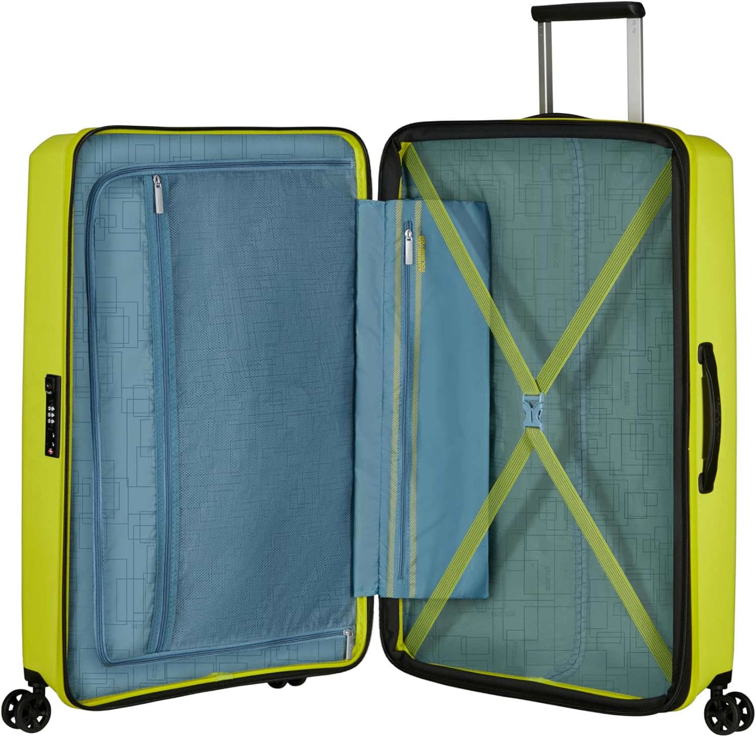 Thumbnail 4 de American Tourister Aerostep Spinner L Expandable Case 77 cm – Light Lime