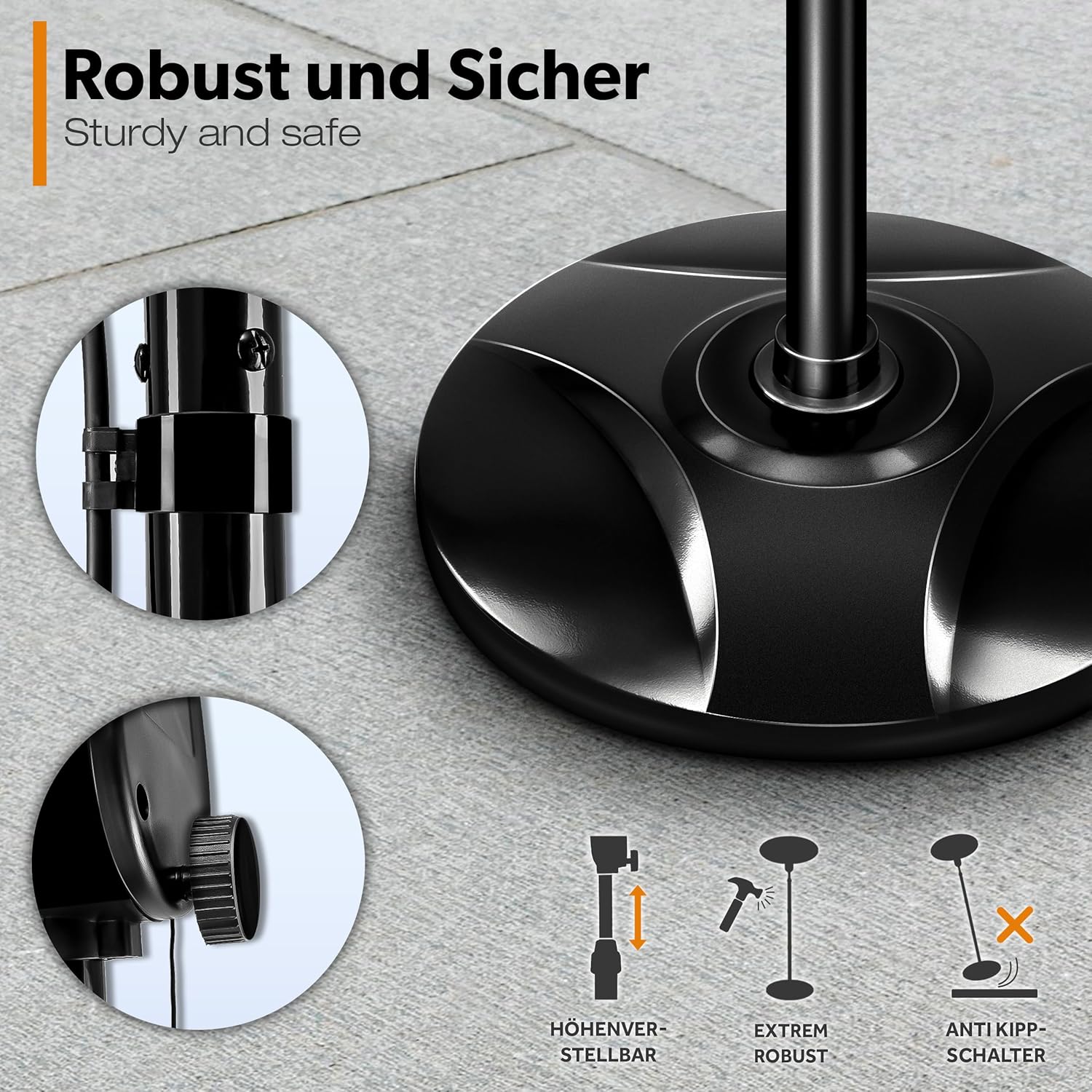 Thumbnail 2 de TRESKO Infrarot Stand-Heizstrahler 2000W