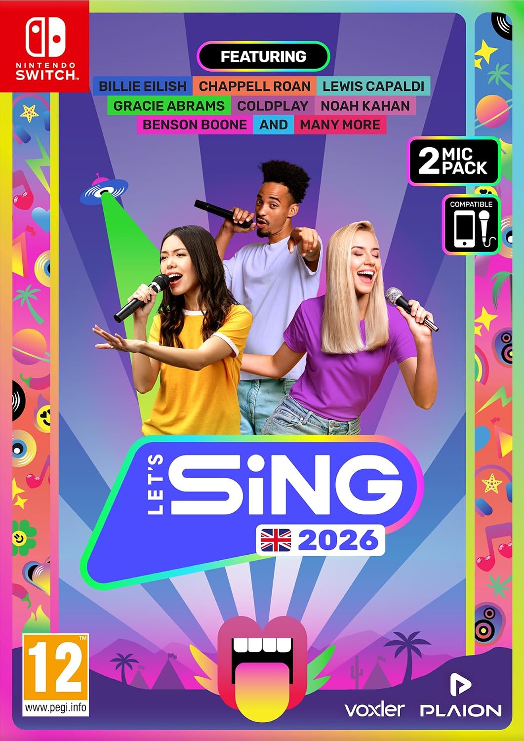 Detalle de Let's Sing 2026 2-Mic Nintendo Switch