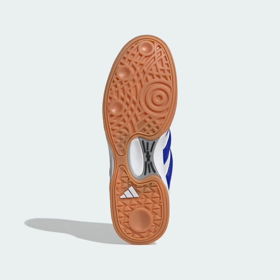 Detalle de Adidas Spezialist Indoor Blanco: zapatilla interior para uso diario