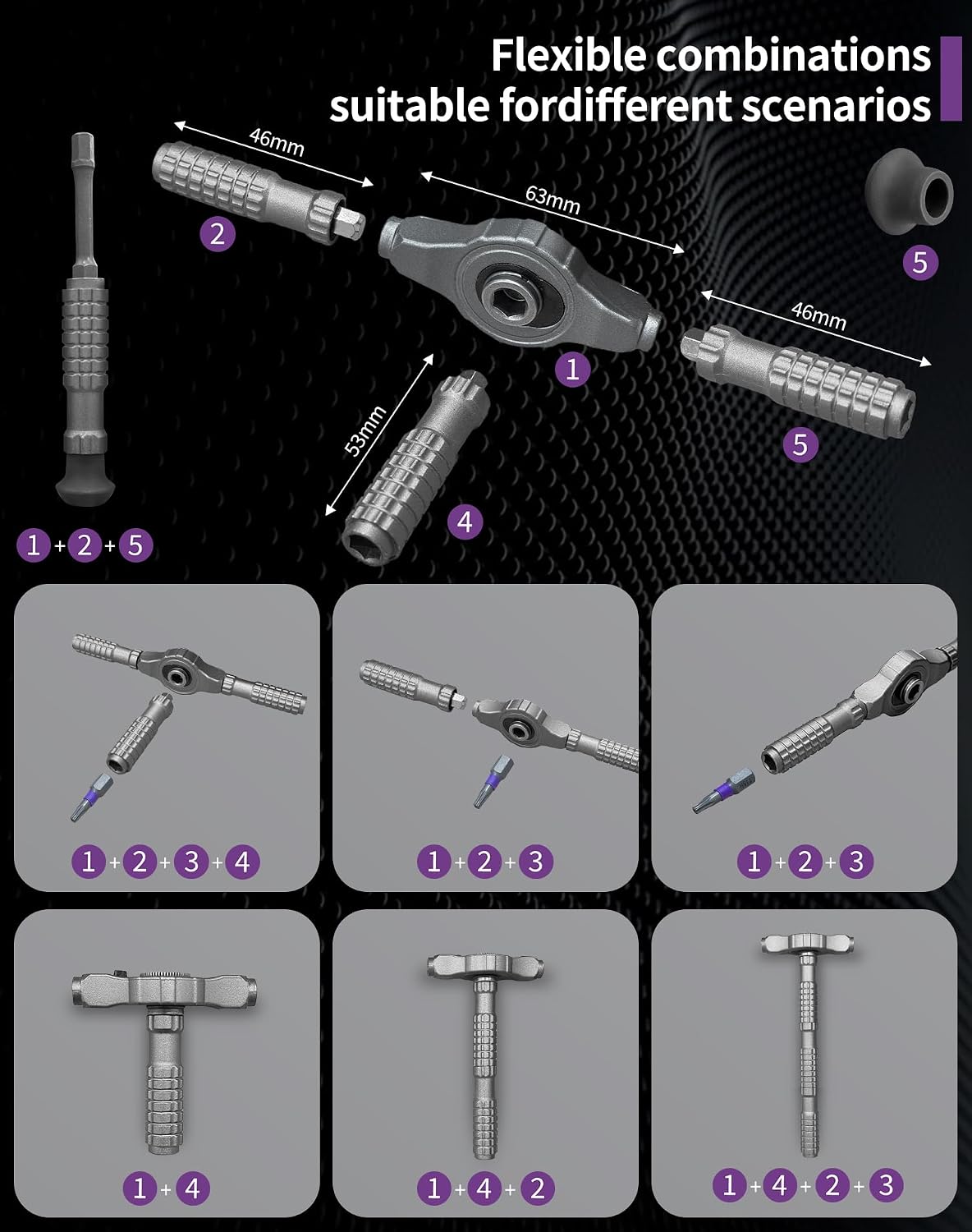 Detalle 2 de 66 in 1 Magnetic Screwdriver Set