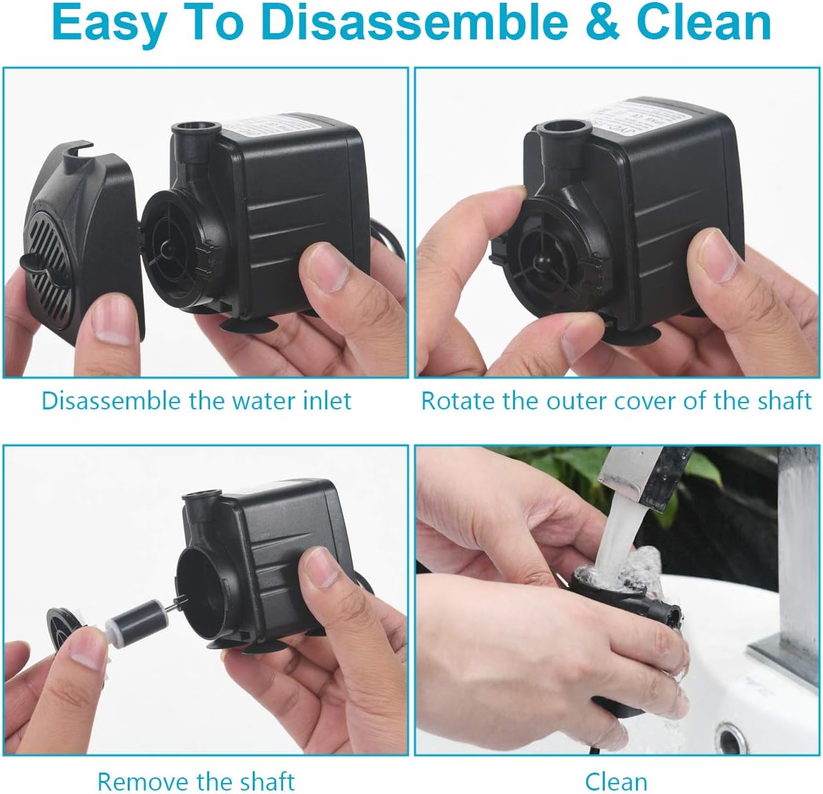 Thumbnail 5 de flintronic Mini Bomba de Agua Sumergible 12 LED