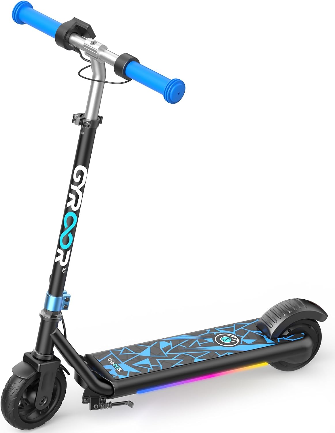 Detalle de Gyroor H30 Max Kids Electric Scooter with 150W Motor and Adjustable Handlebar