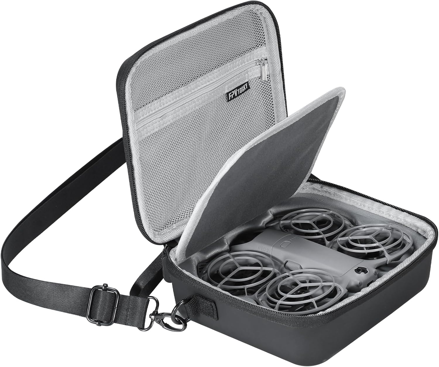 Detalle de FPVtosky Carrying Case for Neo 2 3‑battery storage