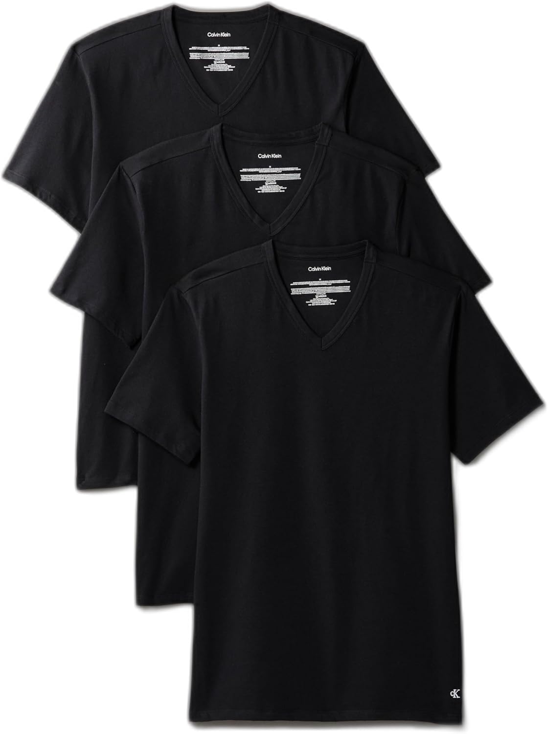 Thumbnail 5 de Calvin Klein Herren 3er-Set T-Shirts Kurzarm mit V-Ausschnitt (normaler Schnitt)