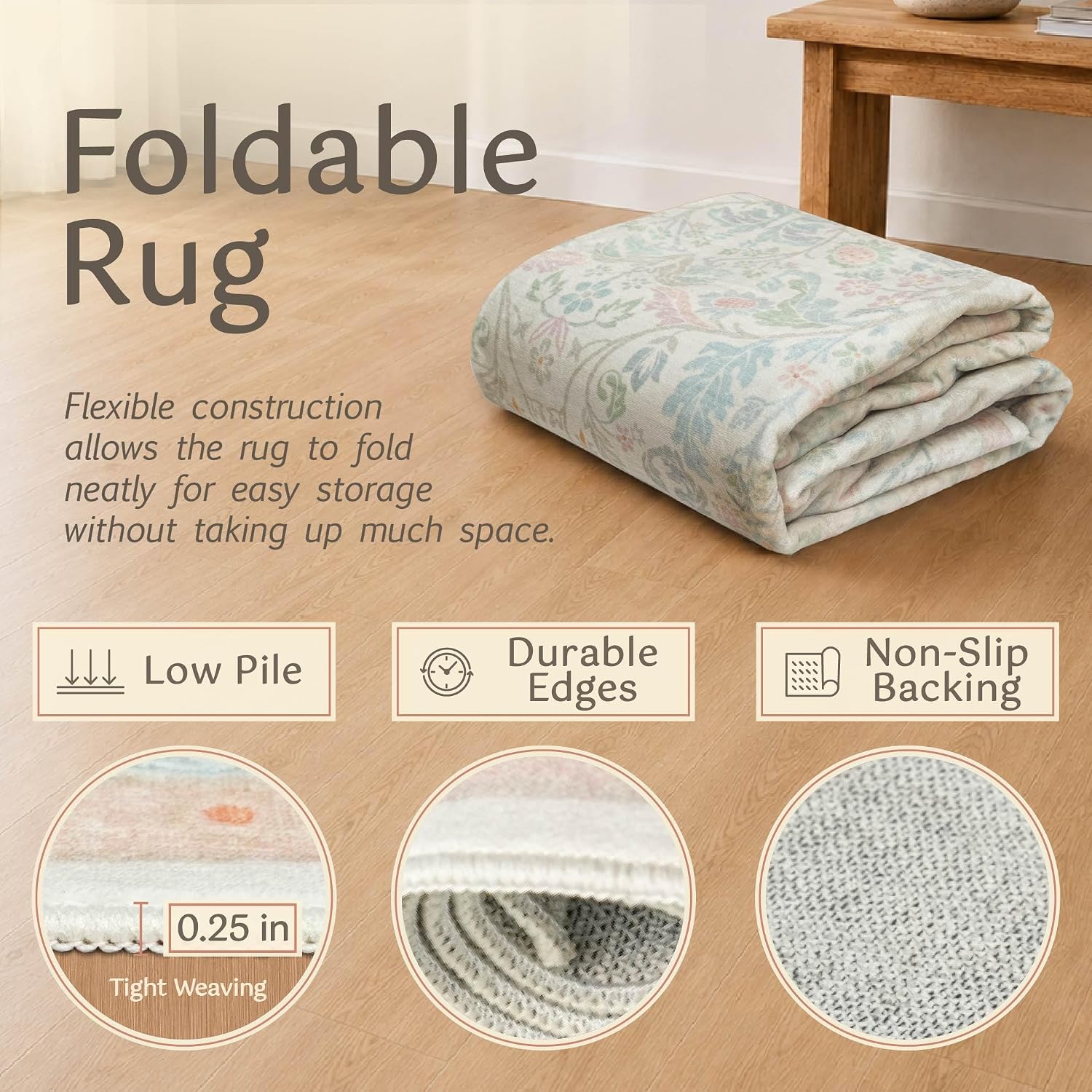 Detalle de Washable Area Rug 5x7