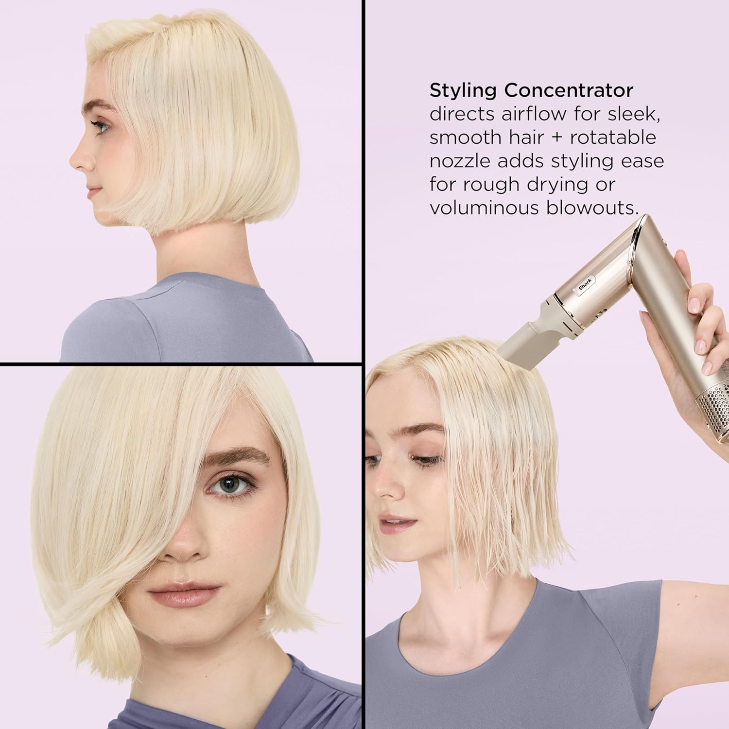 Thumbnail 4 de Shark FlexStyle Air Styling & Drying System (HD435) multi-styler with auto-wrap curlers
