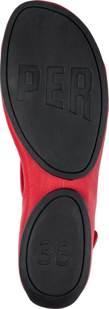 Thumbnail 2 de Camper Women’s Right Nina K201645T T-strap sandal in red leather