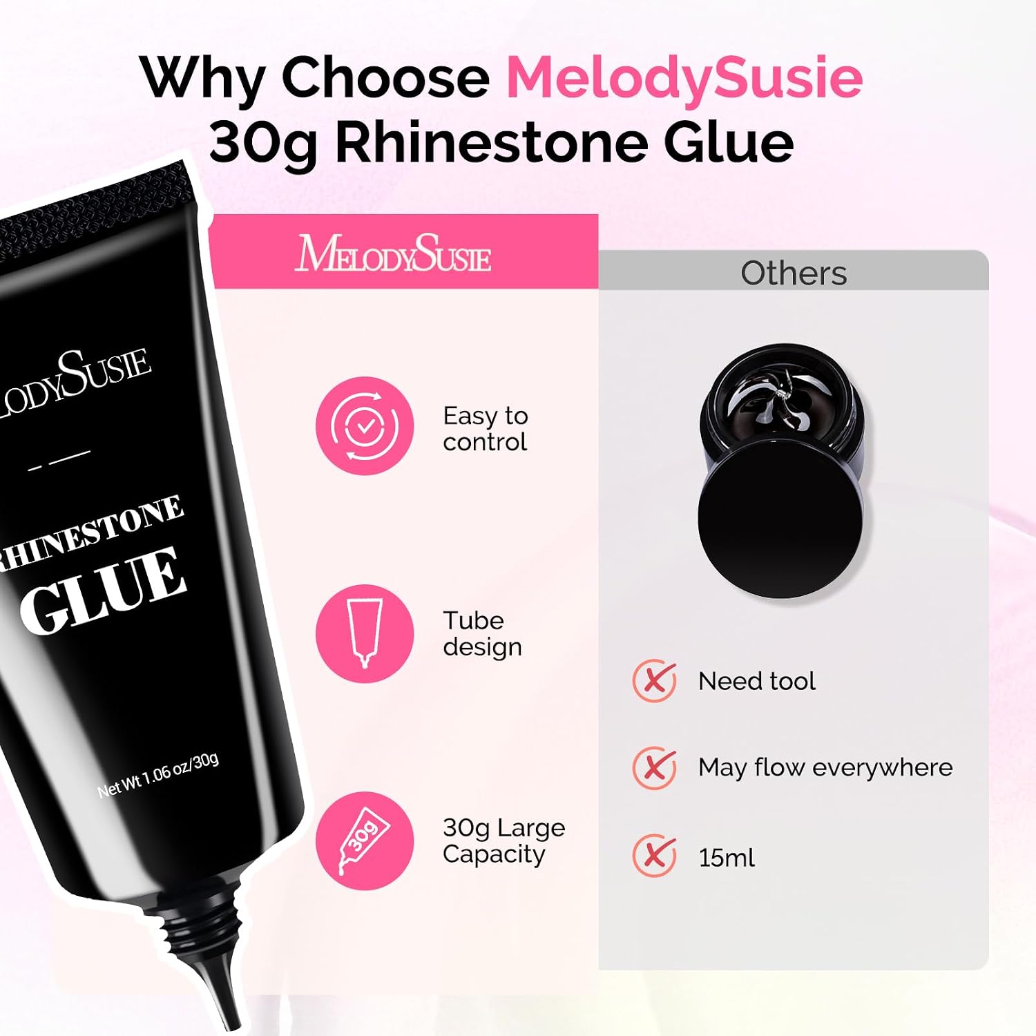 Thumbnail 6 de MelodySusie Nail Art Glue Gel 60g
