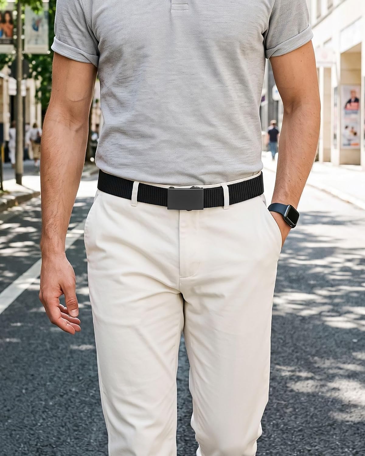 Detalle de CHAOREN Nylon Ratchet Belt, 31mm
