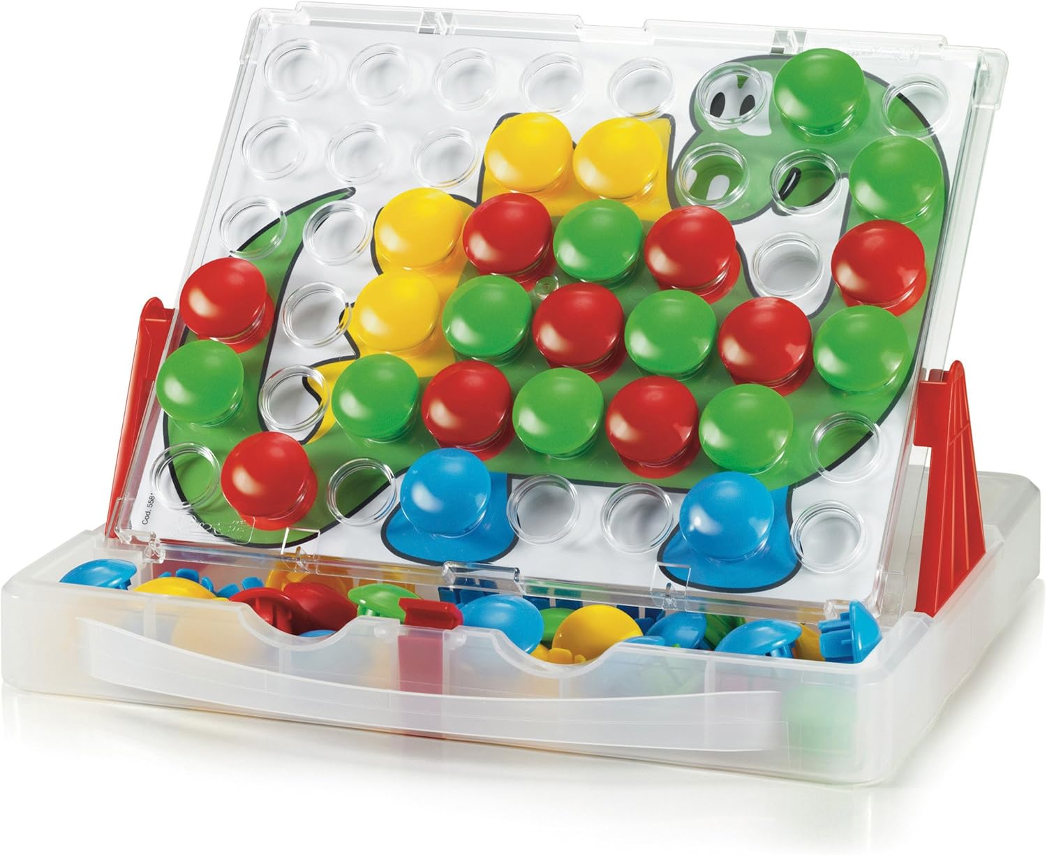 Detalle de Quercetti Fantacolor Junior — Gioco educativo 3D con bottoni colorati per bambini 2+