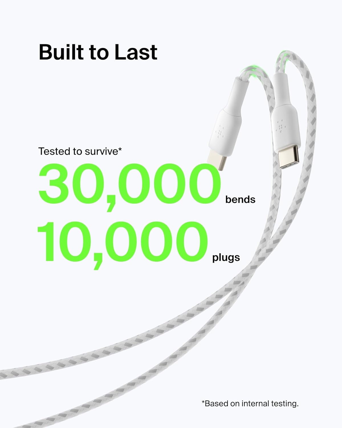 Thumbnail 3 de Belkin BoostCharge USB-C to USB-A Cable 1m