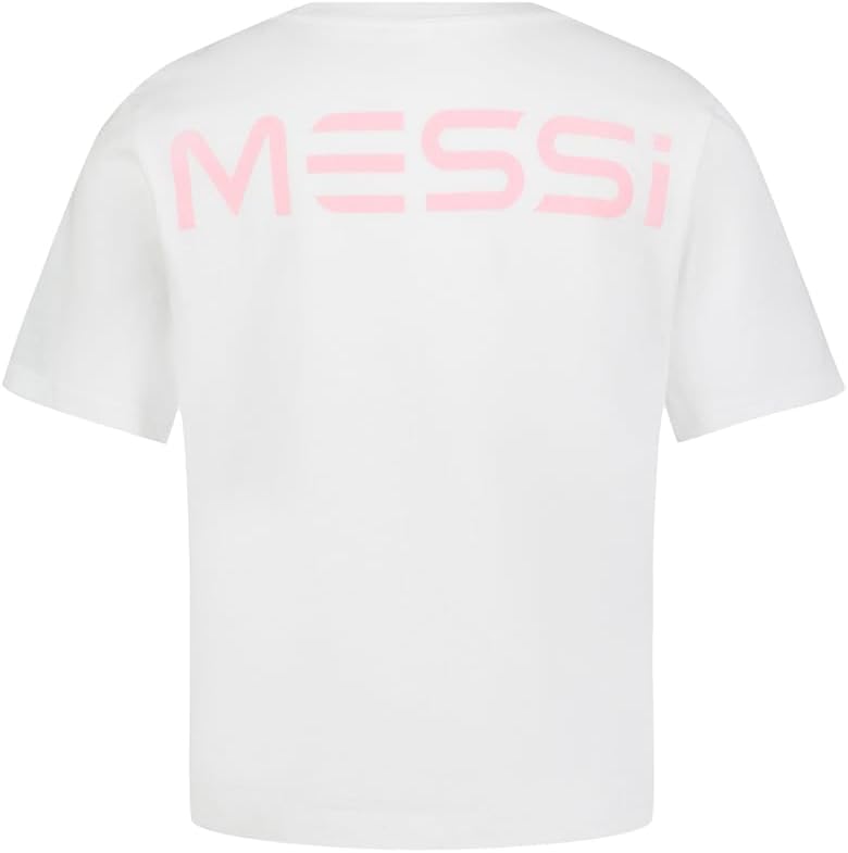 Thumbnail 4 de Messi Girls' Lifestyle Short Sleeve T-Shirt (Slim-Fit Graphic Tee) - Cotton Blend