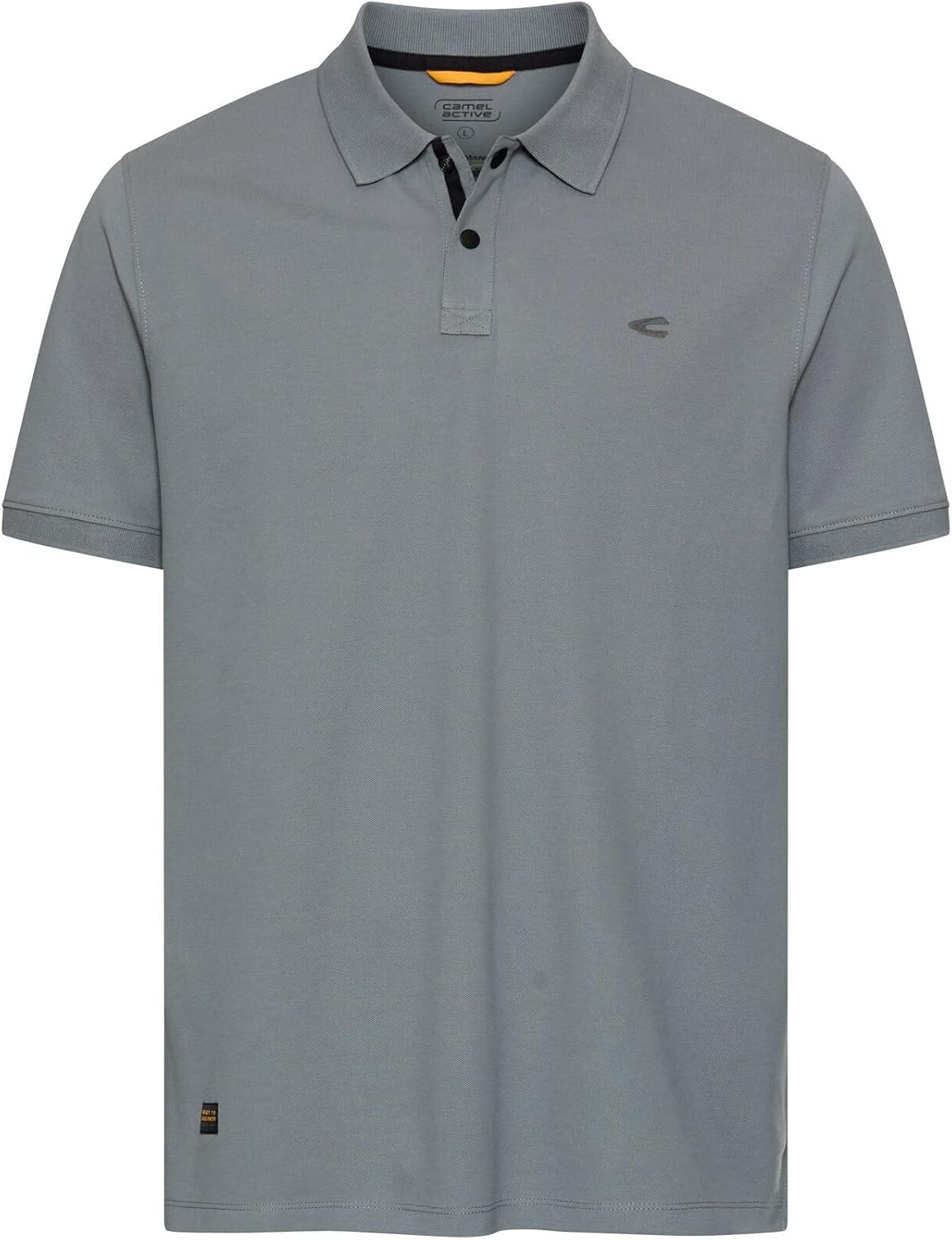 Detalle de Camel Active Herren Poloshirt mit Druckknöpfen – Regular Fit