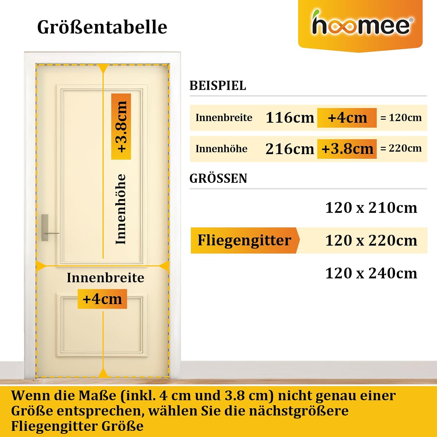 Thumbnail 2 de HOOMEE Fliegengitter Tür Magnet – 120x220 cm, lichtdurchlässig und langlebig
