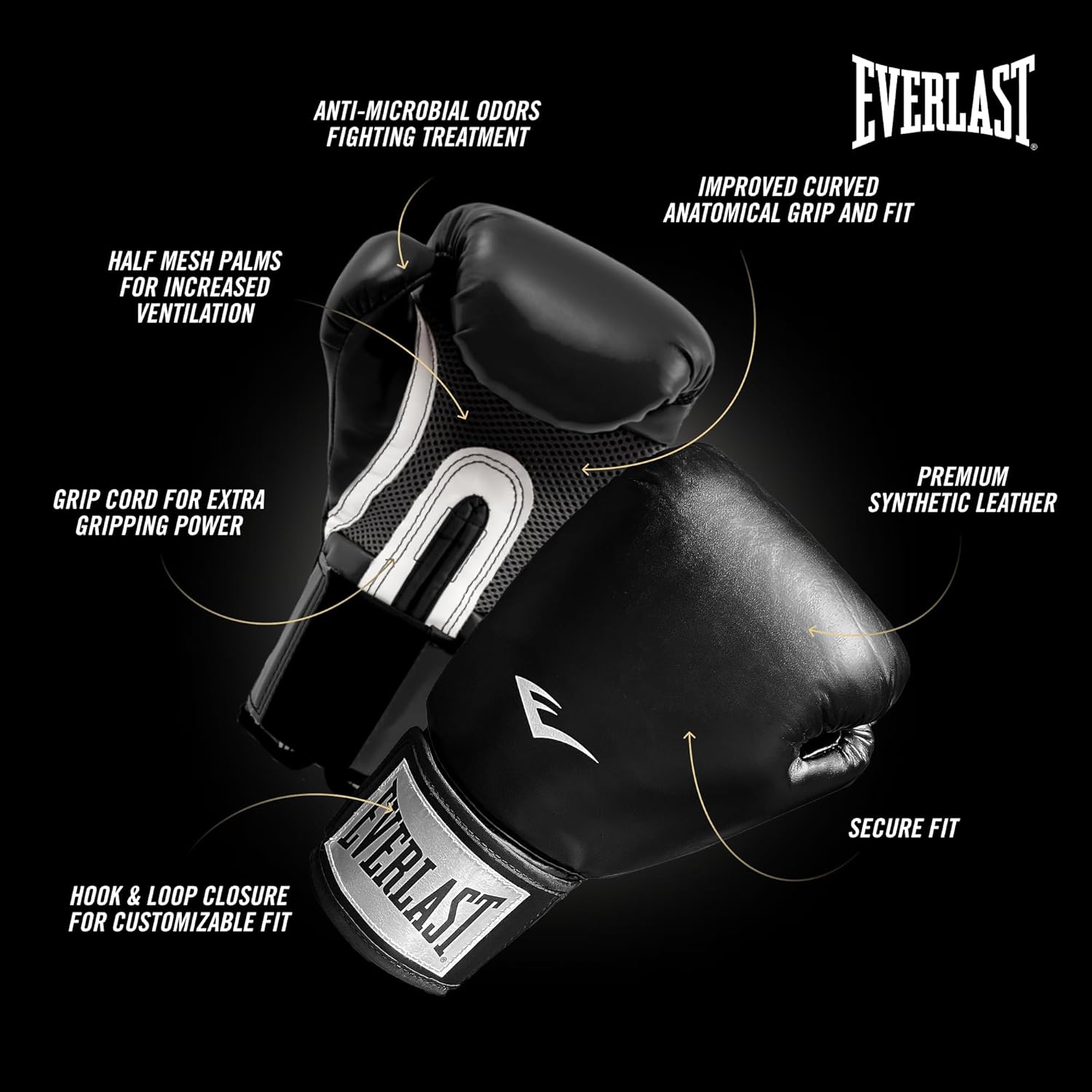 Thumbnail 3 de Everlast Prostyle 2 Boxing Gloves, 14 oz 🥊
