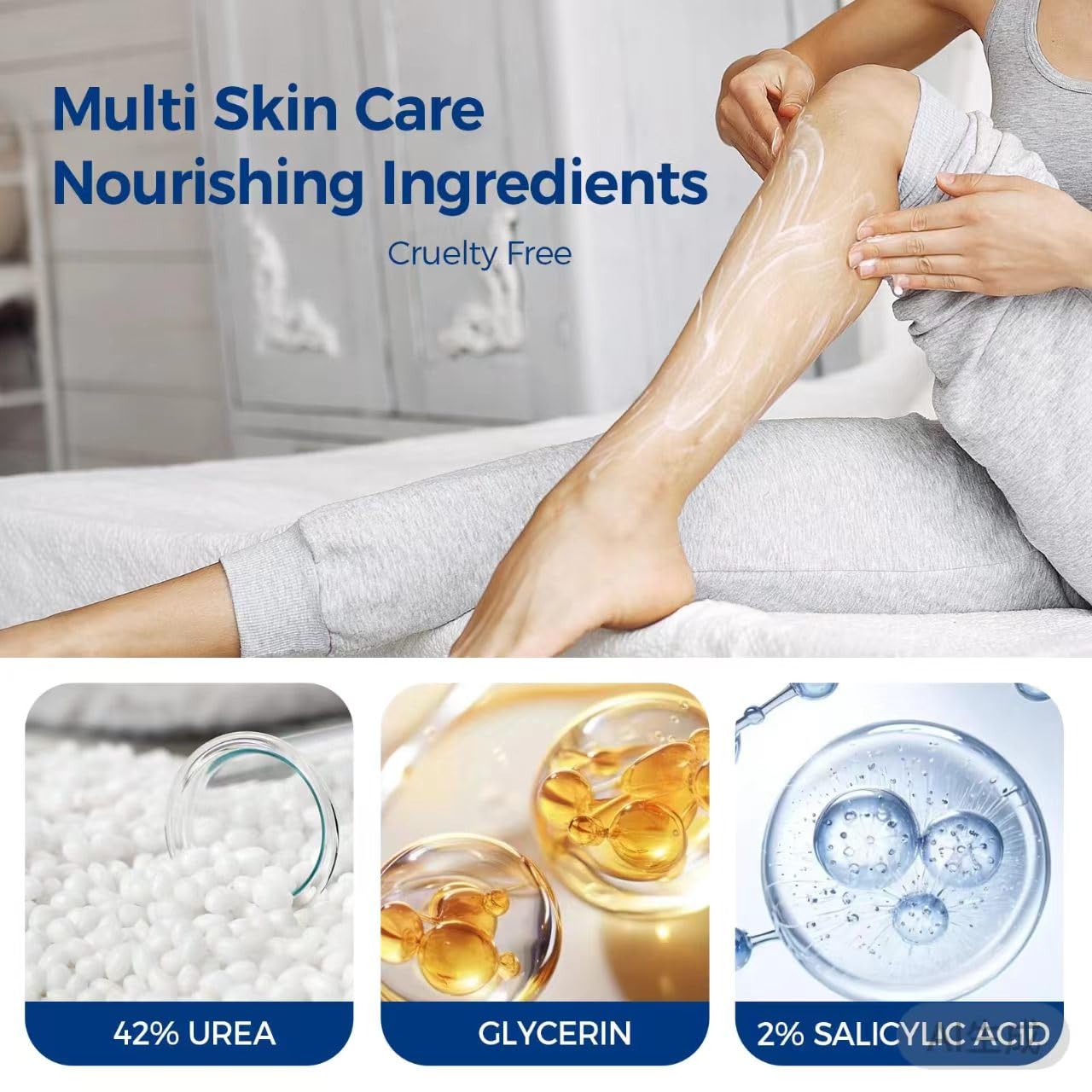 Detalle 2 de OUKEYA Urea Creme 42% Fußcreme 🦶
