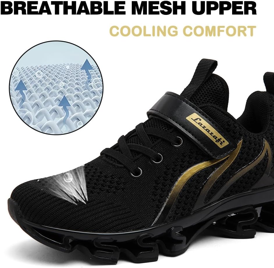 Thumbnail 2 de LAZAZAFI Kinder-Sneaker mit Klettverschluss – atmungsaktive Outdoor- und Hallenschuhe für Jungen & Mädchen