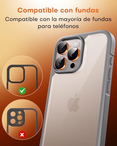 Thumbnail 6 de TOCOL Protection d'objectif iPhone 16 Pro Max