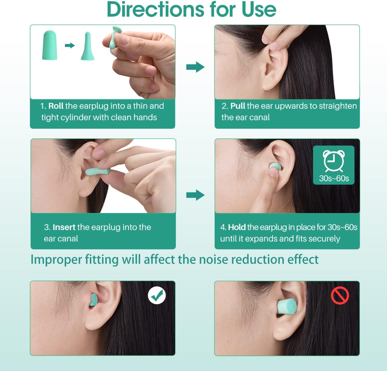 Thumbnail 6 de Super Soft Foam Ear Plugs 38 dB, 60 Pairs