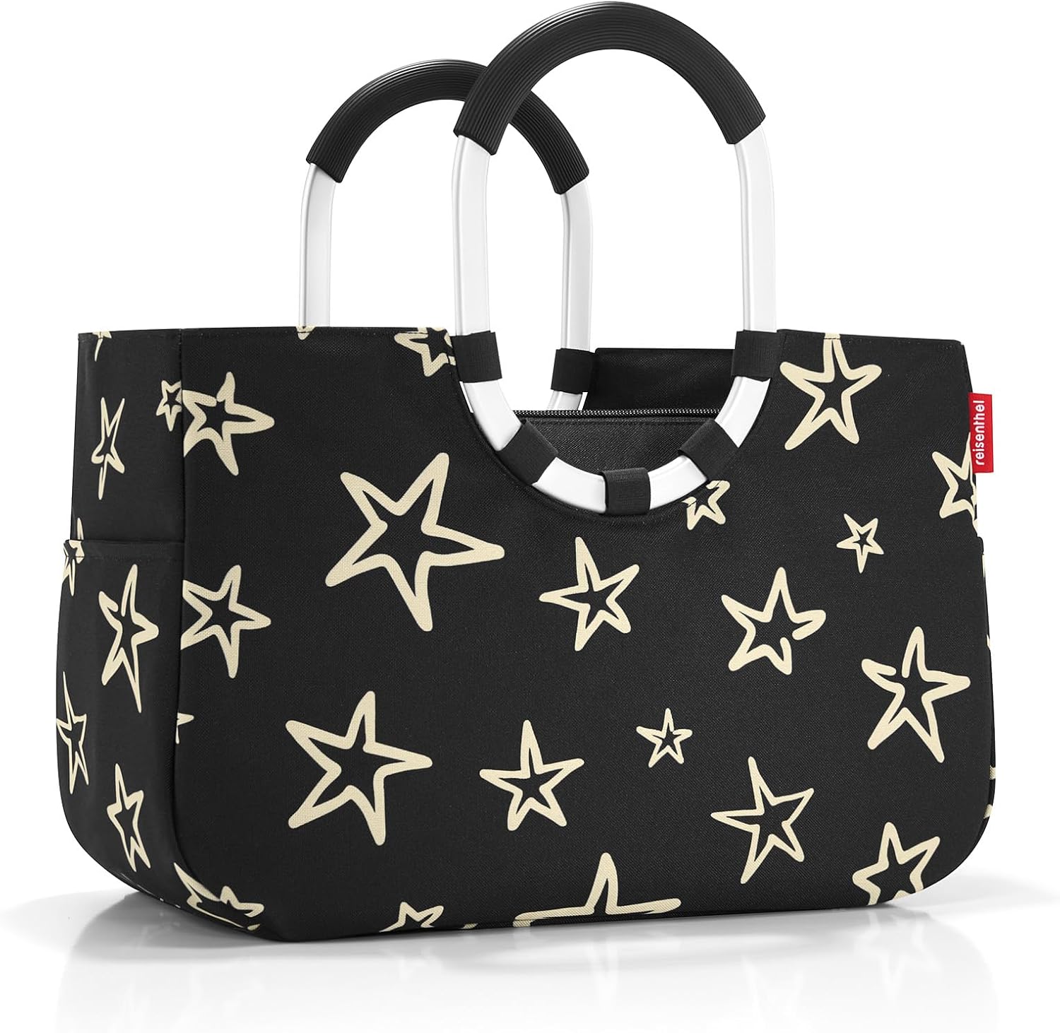 Detalle de reisenthel loopshopper M teddy leo cream – stabile Einkaufstasche aus recyceltem PET, mit viel Struktur