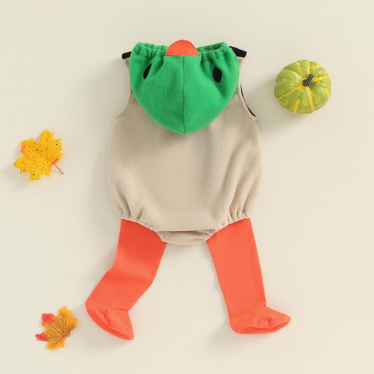 Thumbnail 4 de Merqwadd Baby Halloween Costume, Velvet Hooded Jumpsuit with Matching Stocking