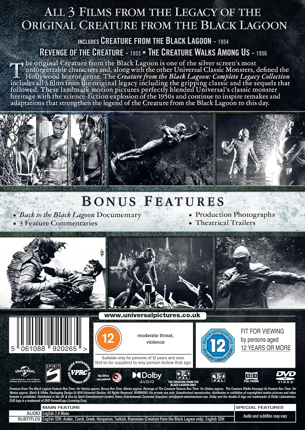 Detalle 2 de Creature From The Black Lagoon Complete Legacy Collection ๐ฅ