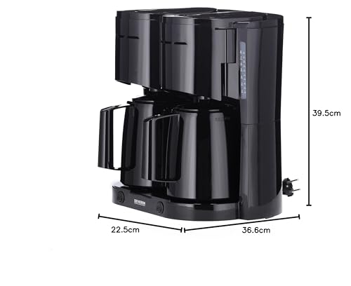 Detalle 2 de SEVERIN KA 9315 Cafetera de goteo Duo — 16 tazas