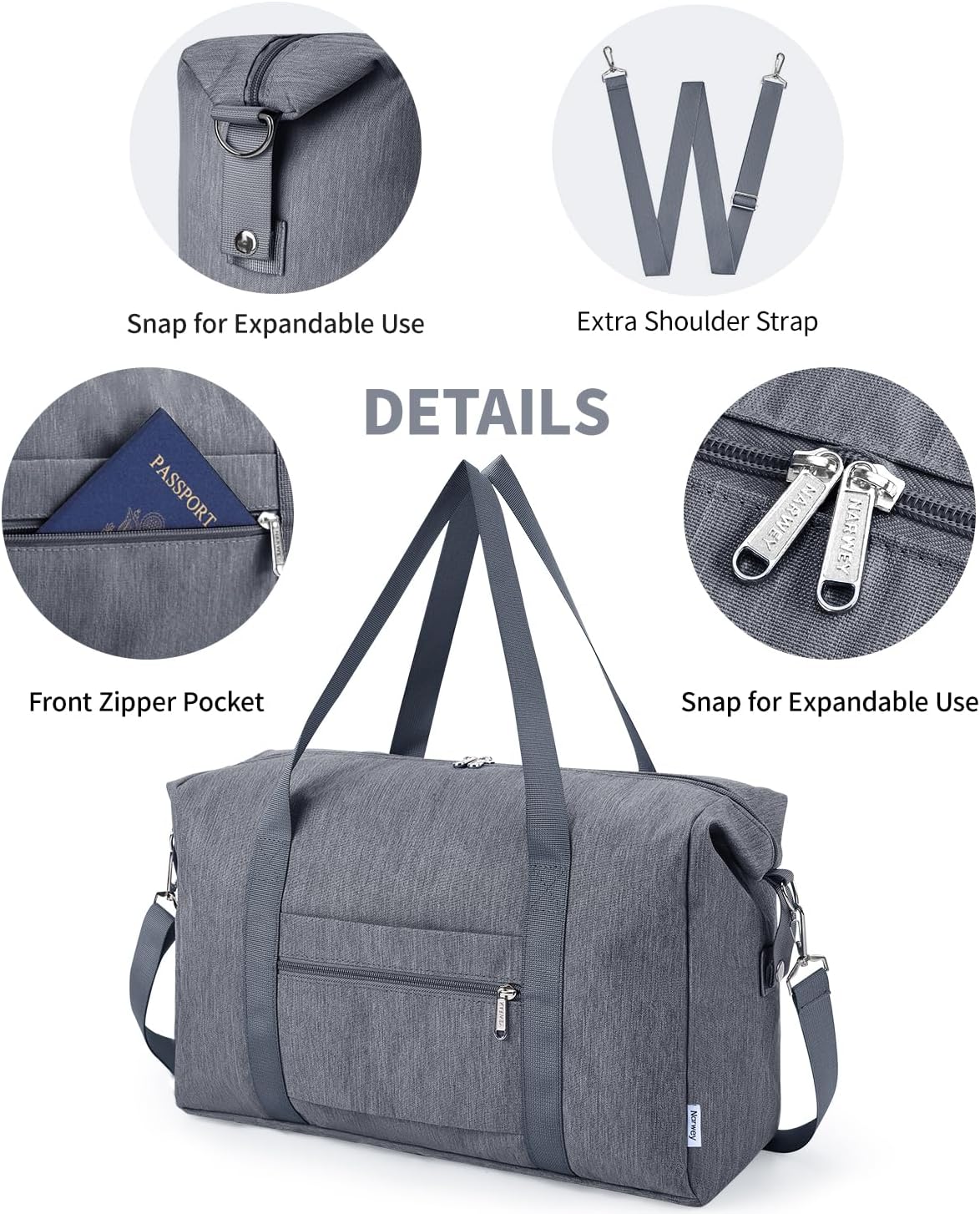 Detalle 2 de Narwey Ryanair cabin bag 20L, 40x30x20cm