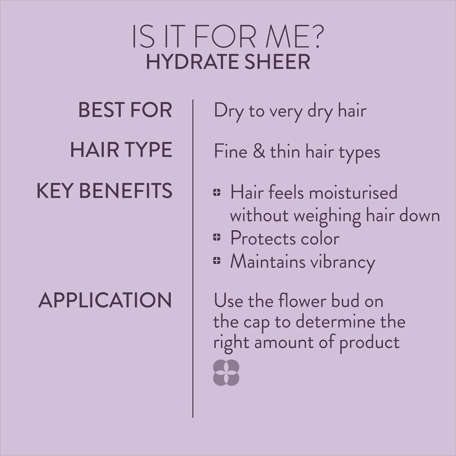 Thumbnail 3 de Pureology Hydrate Sheer Moisturising Shampoo (Vegan, Sulphate Free) for Fine, Colour-Treated Hair