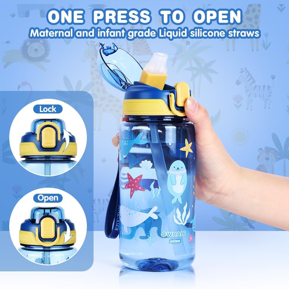 Thumbnail 3 de flintronic 600ml Trinkflasche Kinder 600 ml
