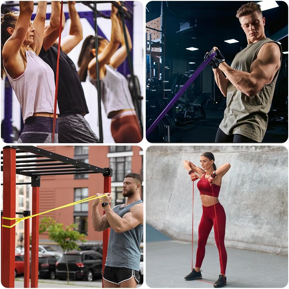 Thumbnail 6 de Flintronic Resistance Bands Set — 4 Levels of Elasticity for Home Workouts and Mobility