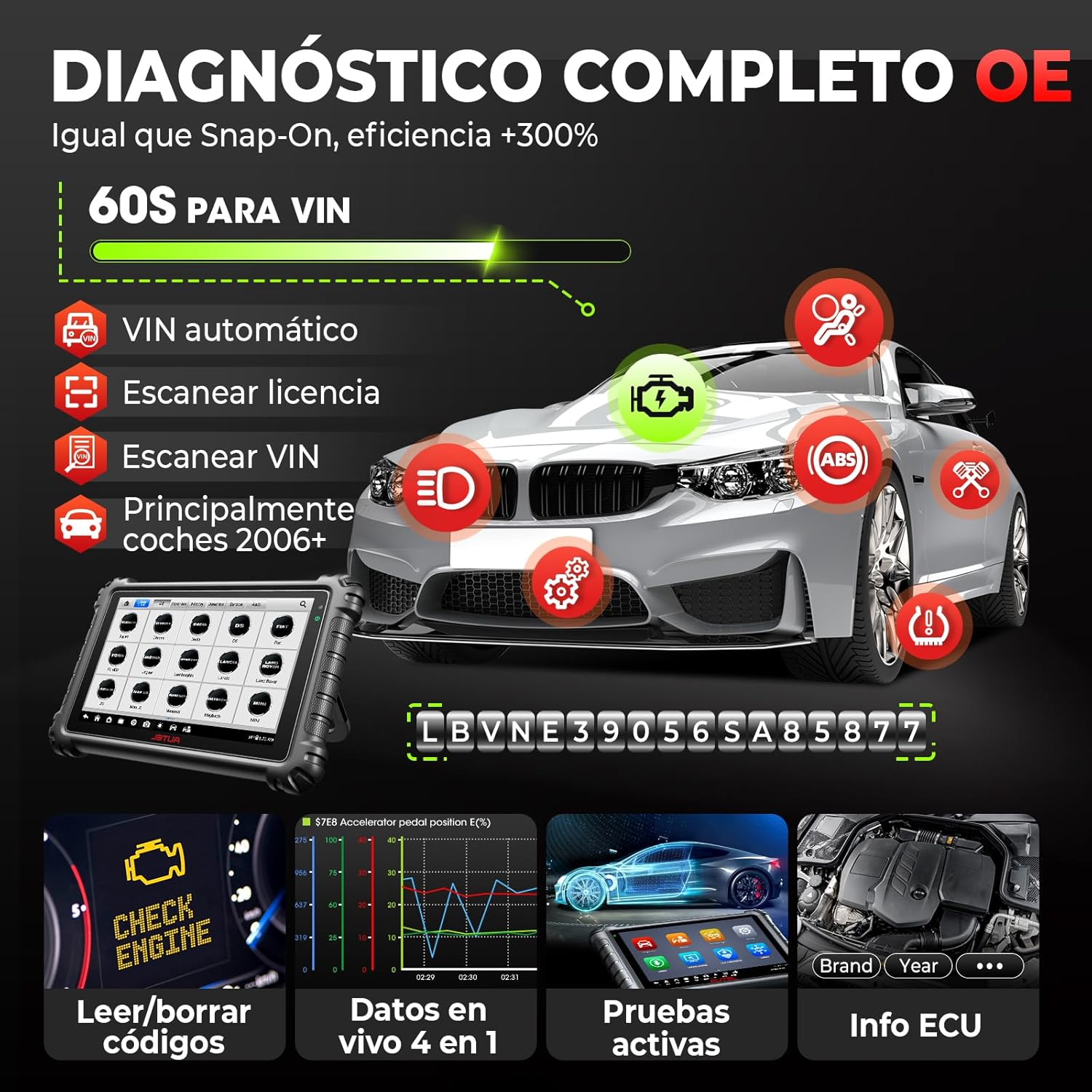 Thumbnail 4 de Autel MaxiCheck MX900 diagnóstico OBD2 coche