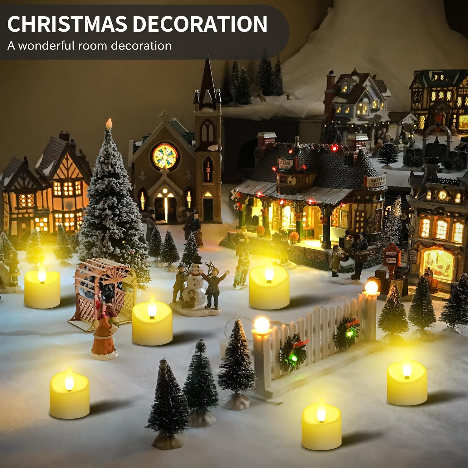Thumbnail 5 de daphomeu Battery Tea Lights 12 Pack
