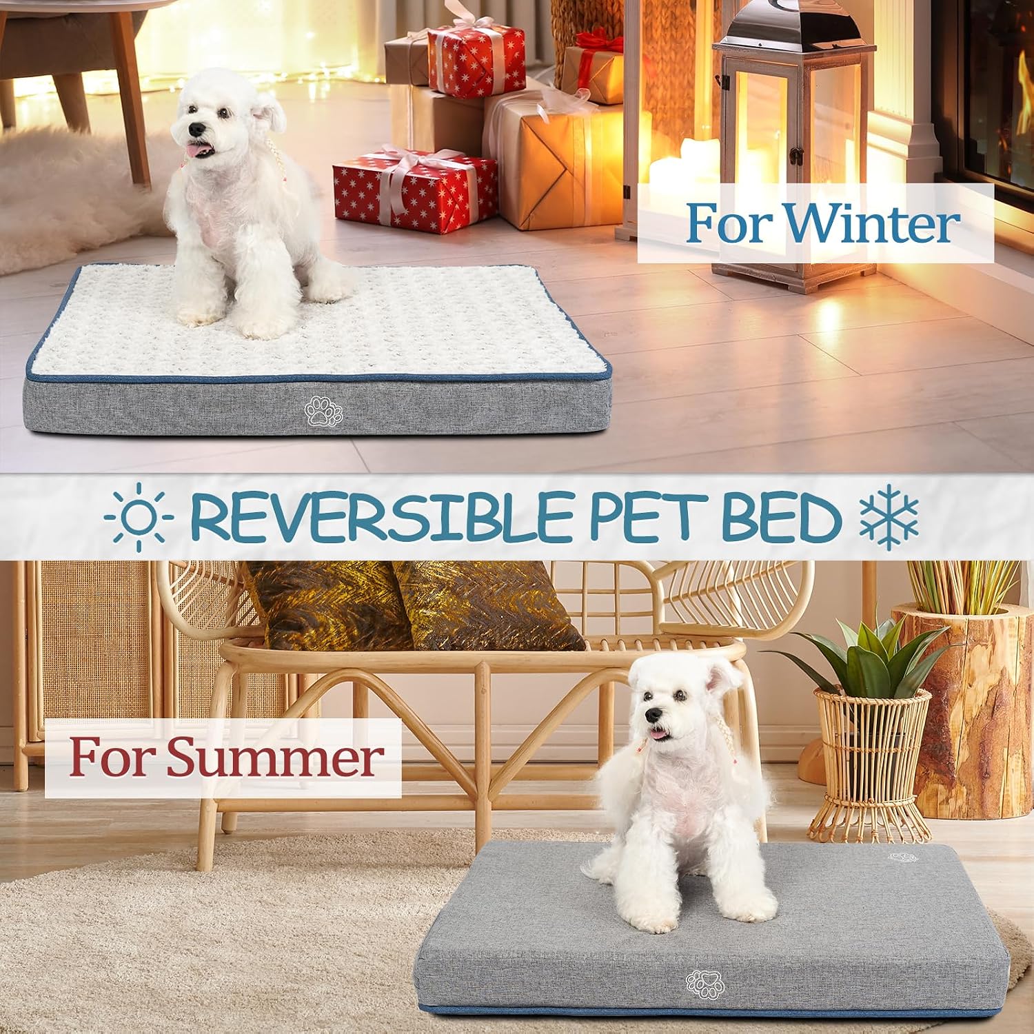 Detalle de EMPSIGN Cuscino Reversibile per Cane 76x50x7,5cm