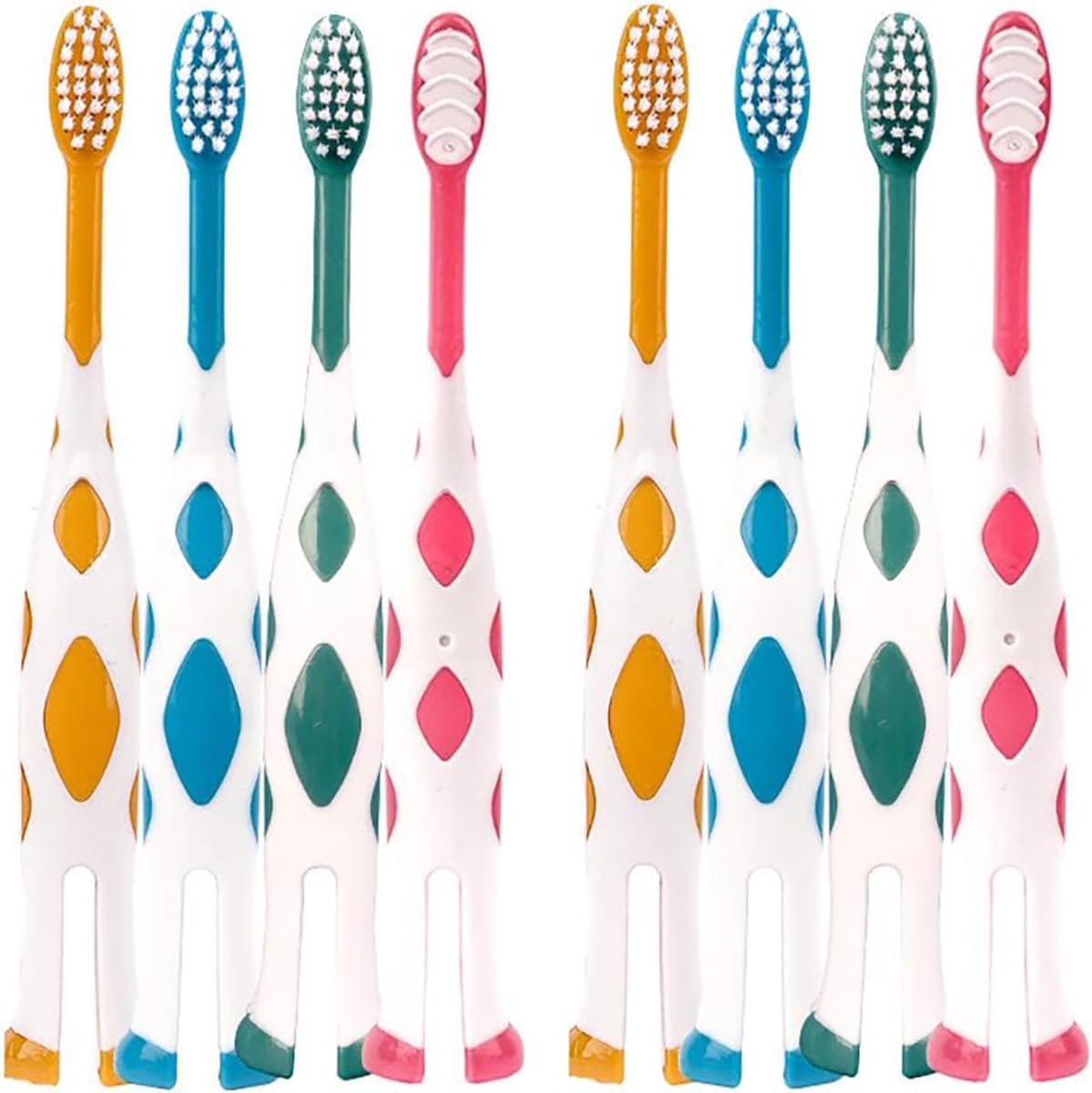 Detalle de newrichbee Kids Toothbrush 8-Pack, Extra Soft