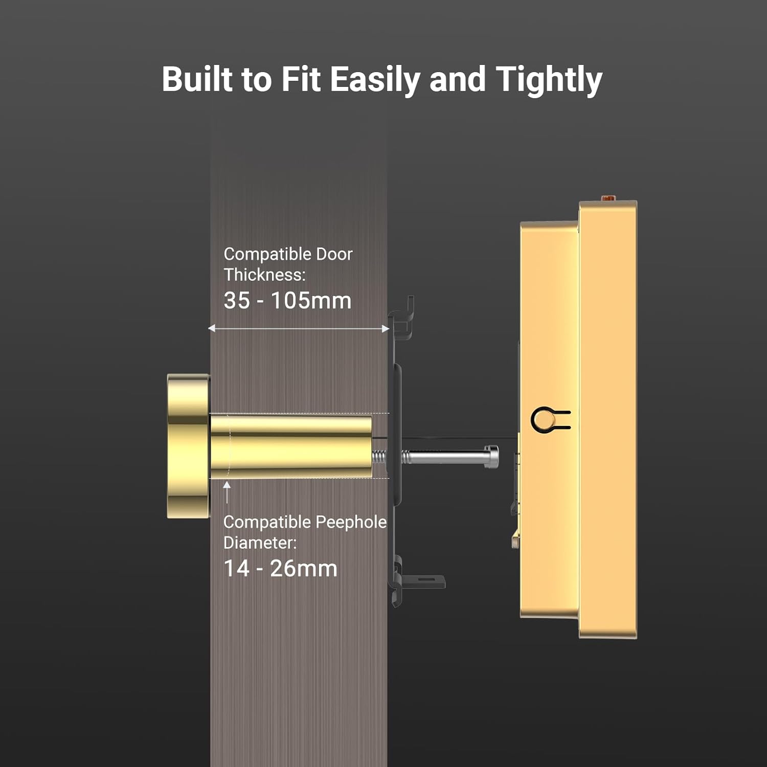 Thumbnail 6 de EZVIZ Peephole Camera CP2: Wireless Door Viewer with 4.3" Indoor Screen