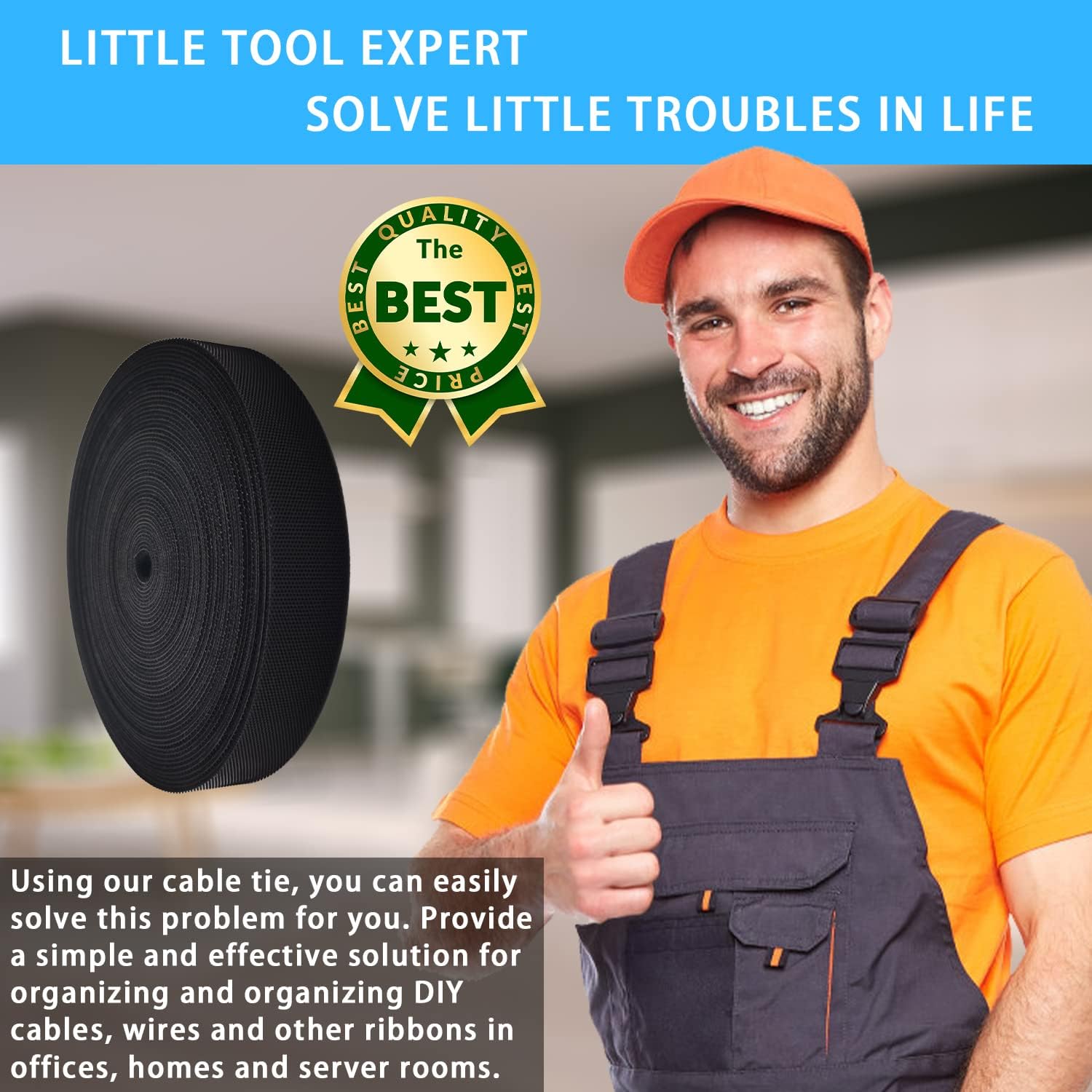 Thumbnail 4 de Gemi Klettband Kabelbinder 10 m, 20 mm