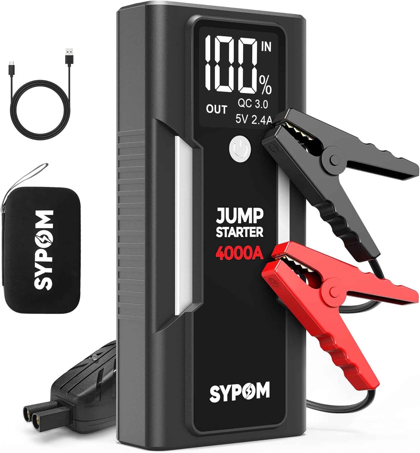 Detalle de SYPOM Jump Starter 4000A Peak
