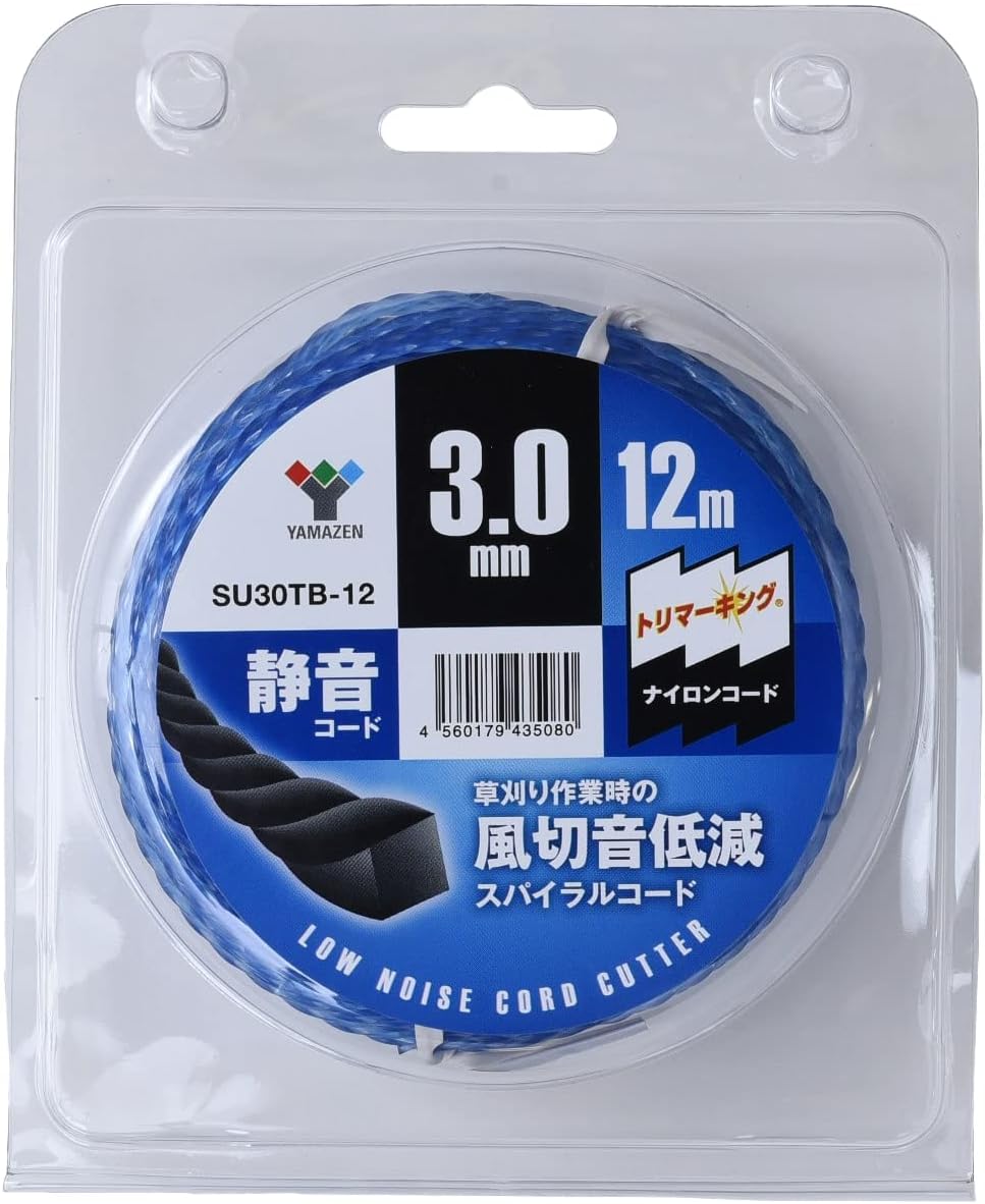 Thumbnail 6 de 山善 SU30TB-50 草刈り用ナイロンコード 静音スパイラル形状・3.0mm・50m