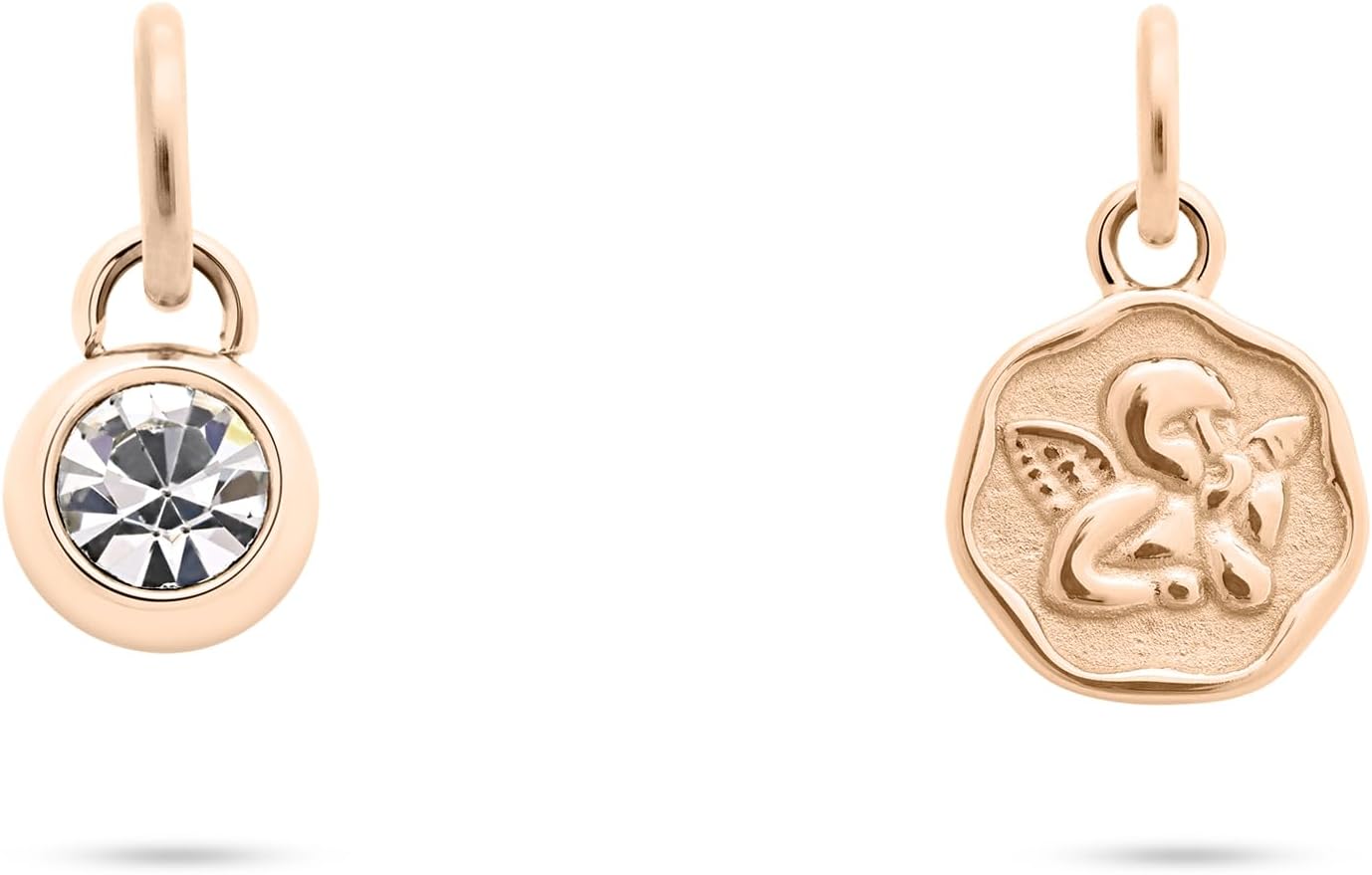 Detalle de Tamaris Charms Collection: Edelstahl-Anhänger in Goldoptik – Herzen, Ketten und Charms-Sets vielseitig kombinierbar