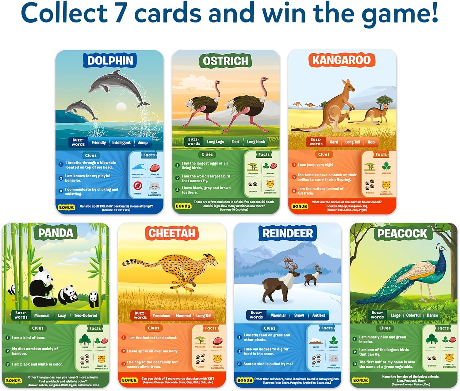 Thumbnail 4 de Skillmatics Guess in 10 Animal Planet Card Game 🃏