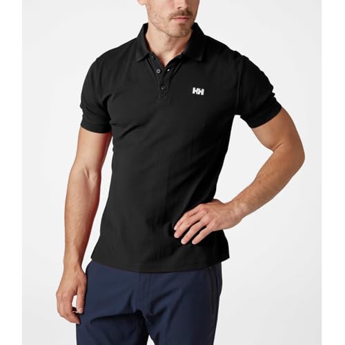 Thumbnail 2 de Helly Hansen Driftline polo hombre de secado rápido (Negro, L)