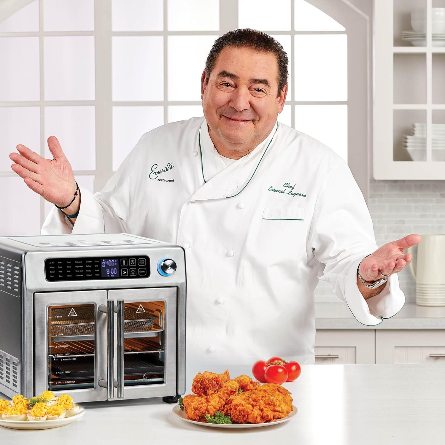 Thumbnail 6 de Emeril Lagasse Extra Large Toaster Oven Air Fryer, 24 Functions 🍽