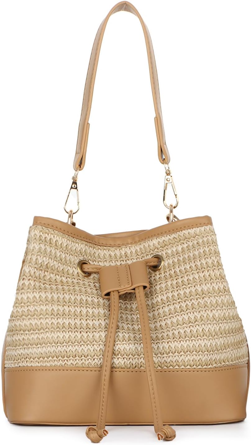 Thumbnail 6 de Freiesoldaten Straw Bucket Bag Drawstring Shoulder