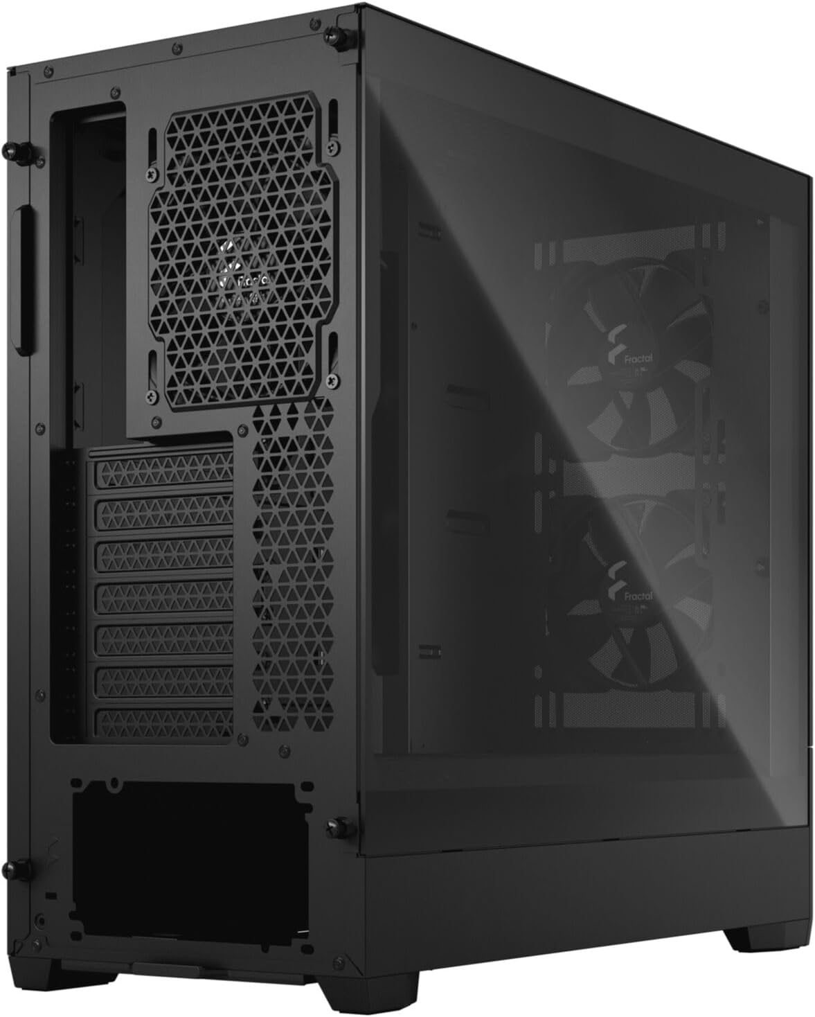 Thumbnail 3 de Fractal Design Pop Air Black ATX High Airflow Mid Tower with Tempered Glass TG side panel and three Aspect 12 fans