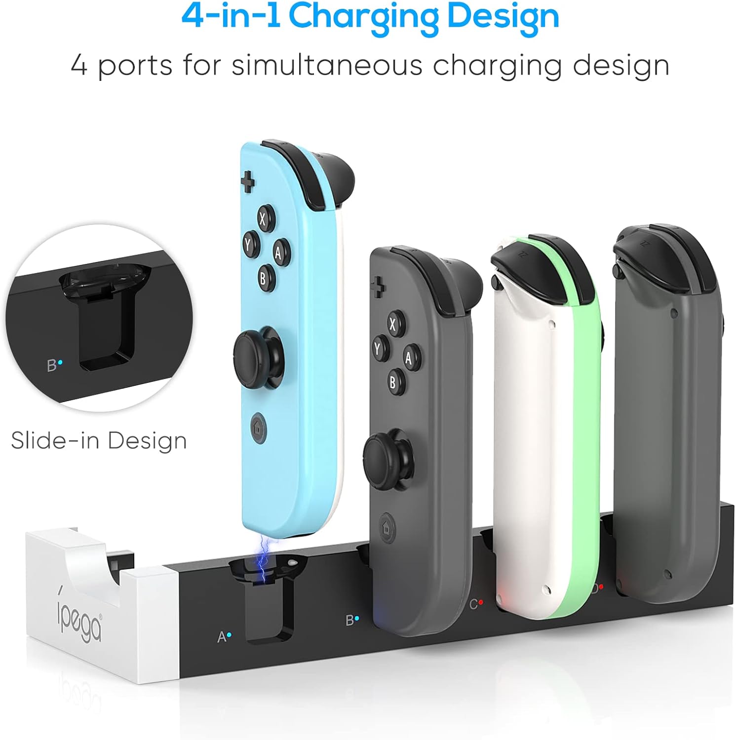 Detalle 2 de Ladestation Joycon Ladegerät 6er